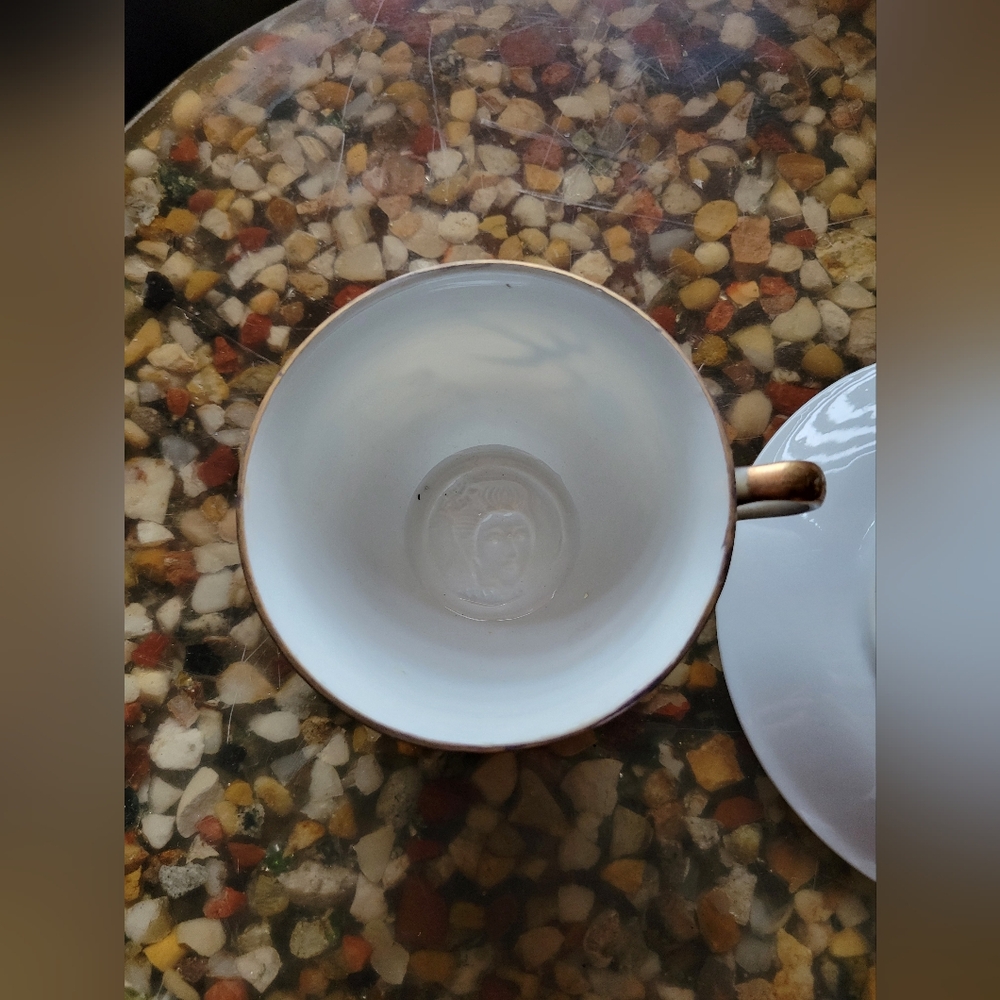 Vintage Hand Painted Nippon Moriage Dragonware‎ tea cup Victora Espresso size - Picture 4 of 15
